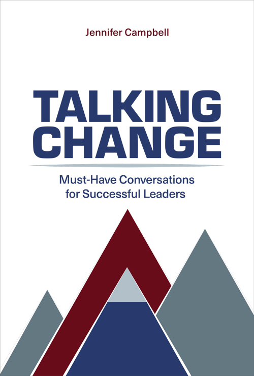 Book cover of Talking Change: Must have Conversations for Successful Leaders