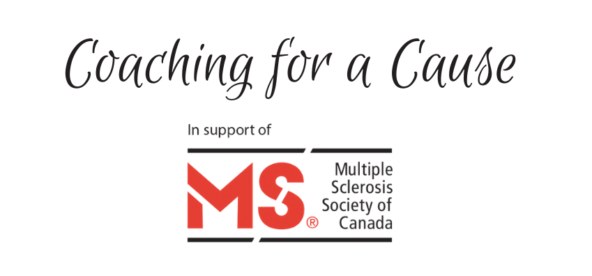 Coaching for a cause with MS Society logo