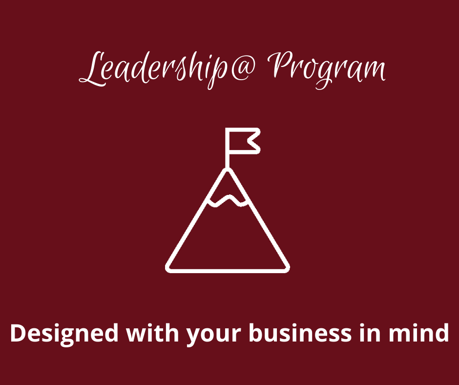 Leadership logo with text